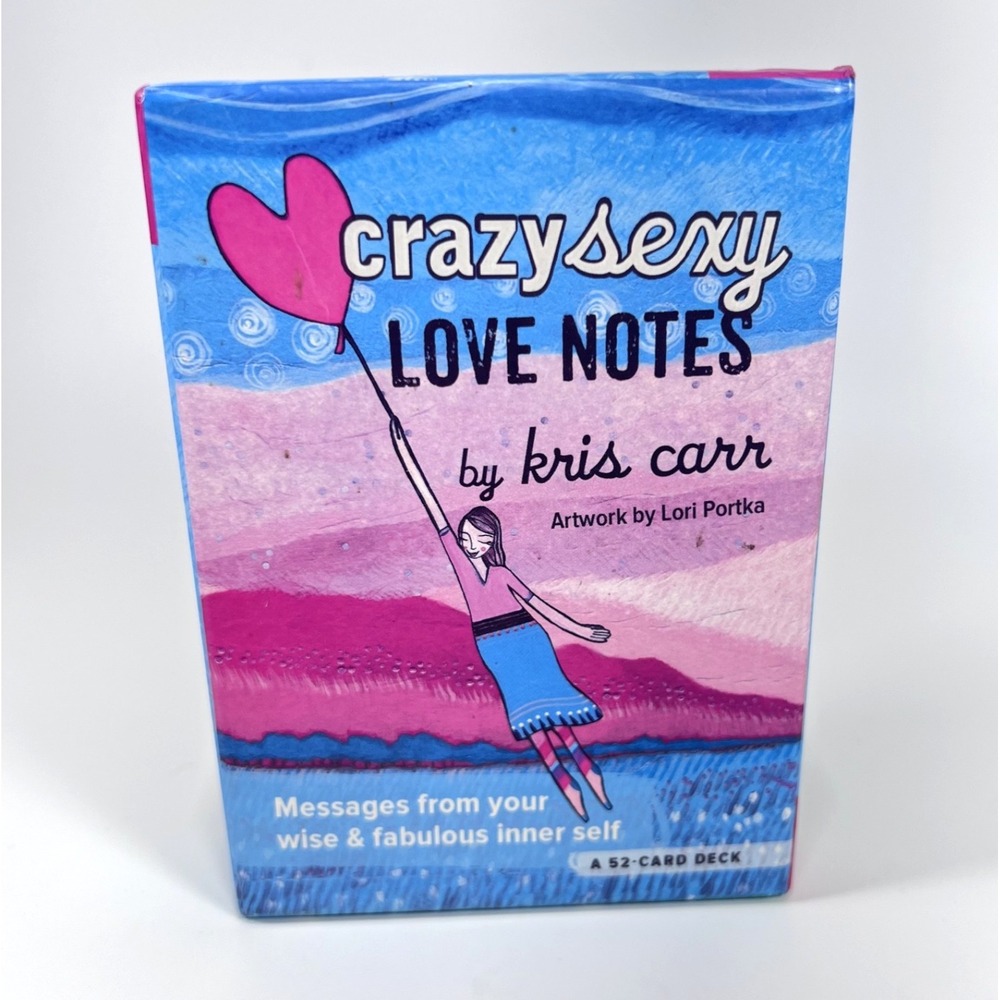 Crazy‎ Sexy Love Notes - 52-Card Deck by Kris Carr 2015 - Inspirational Cards